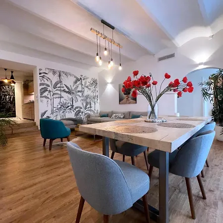 Apartment 4br Luxury Family Loft - Walk To & Shopping, Air Cond & Sunny Terrace Totolulucannes Cannes
